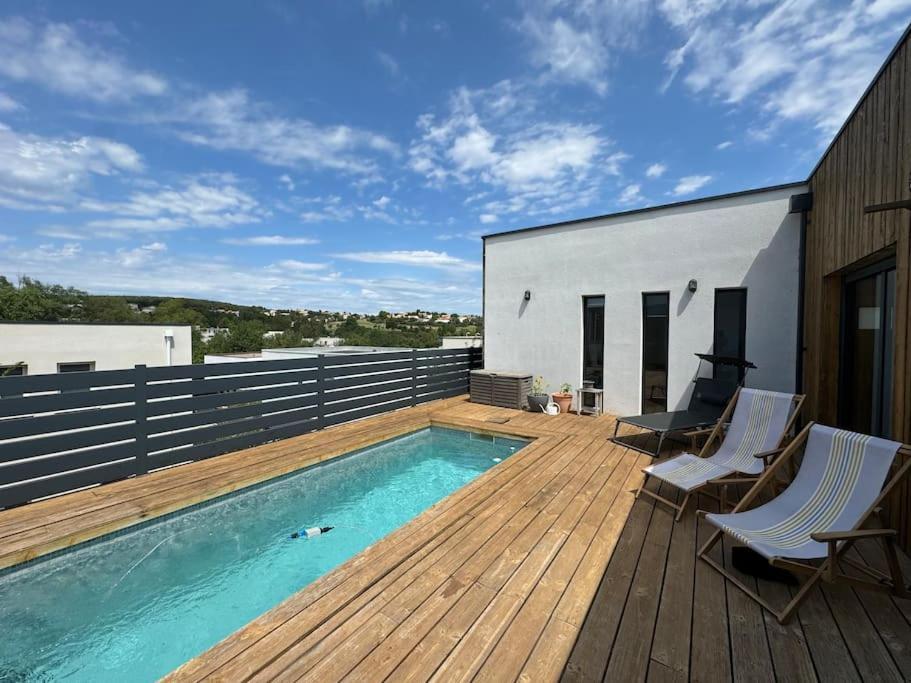 Luxury Villa With Pool And View Juvignac Luaran gambar